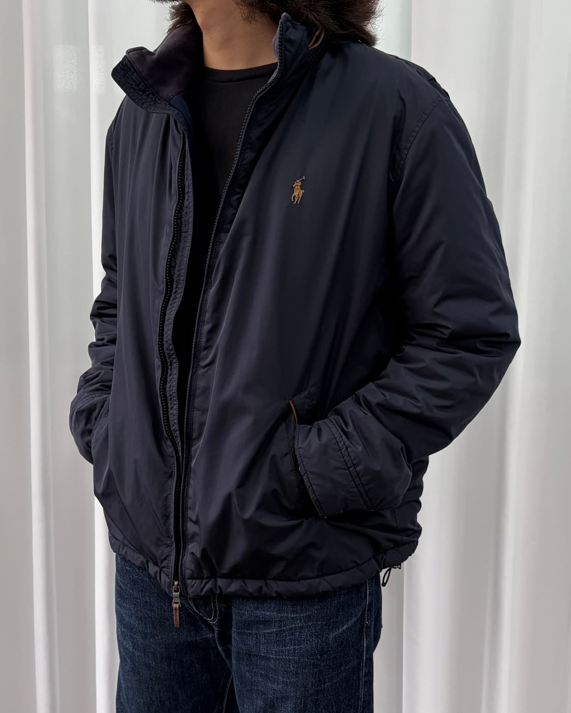 [L]폴로 랄프로렌 폴리쉘 바람막이 자켓 navy 상품이미지2