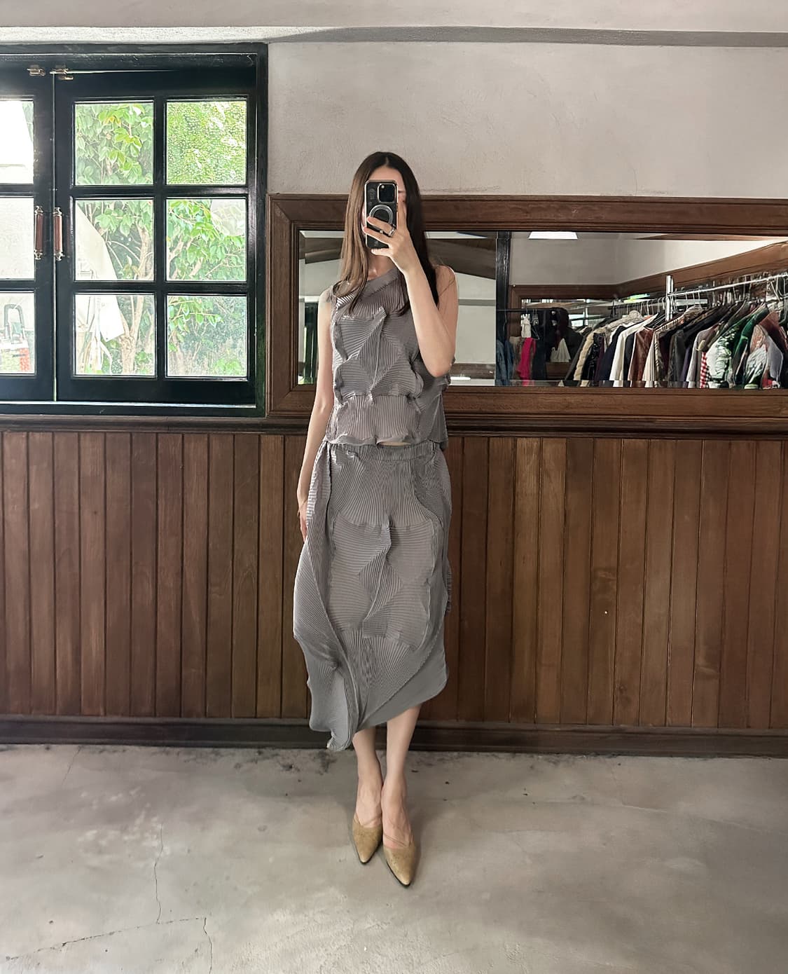 pleats top & skirt set 상품이미지4