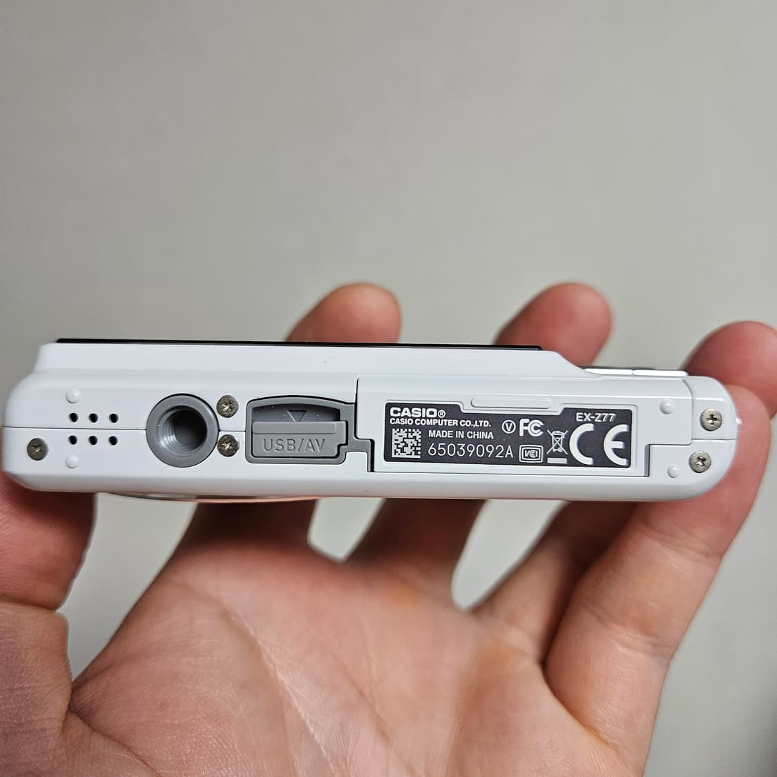 [박스셋] 카시오 엑슬림 EX-Z77 화이트 디카 디지털카메라 상품이미지4