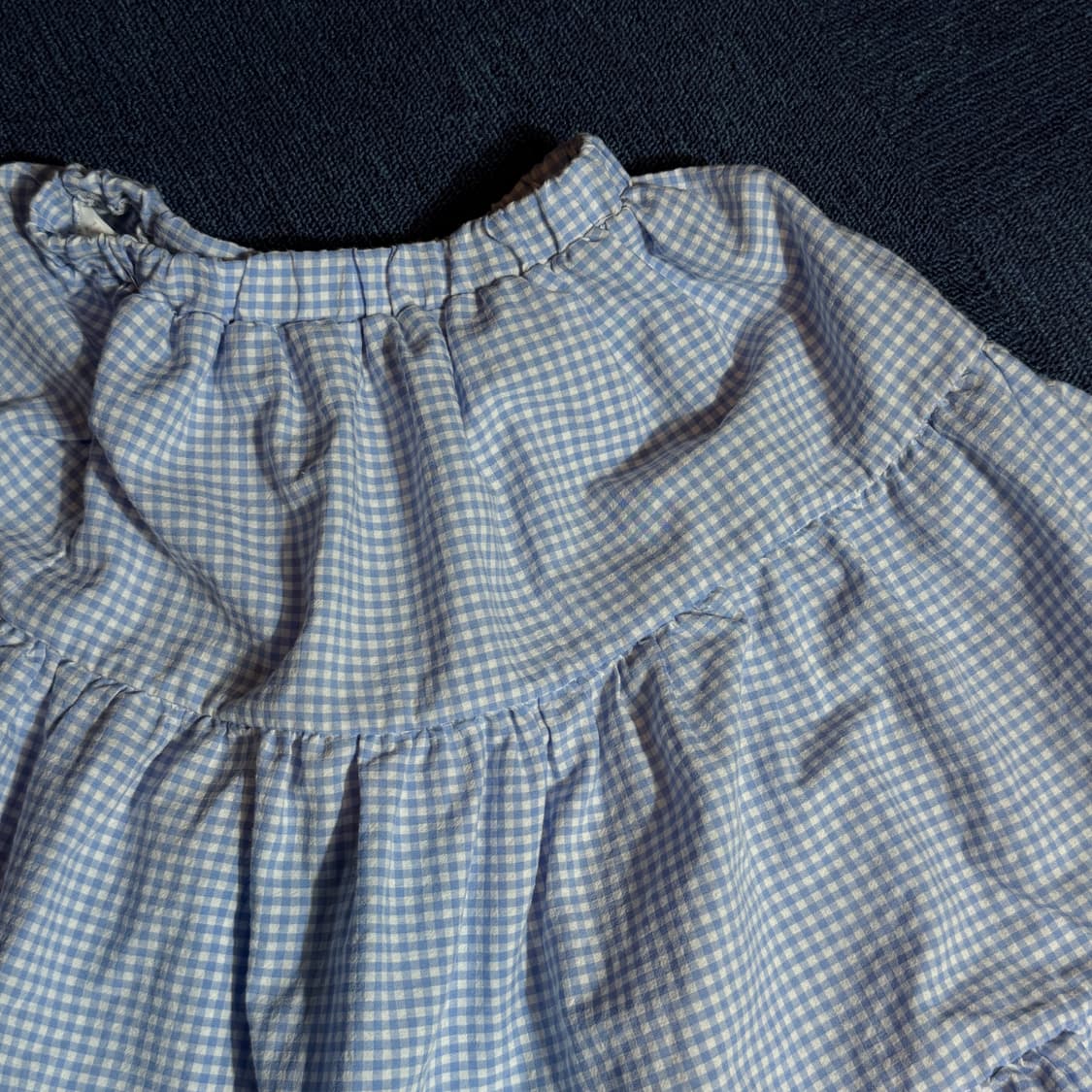 모리걸 체크패턴 캉캉 스커트 상품이미지2