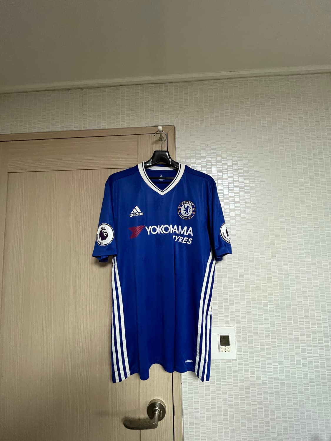 [L] 첼시 16-17 홈 유니폼 어센틱 아자르 마킹 상품이미지1