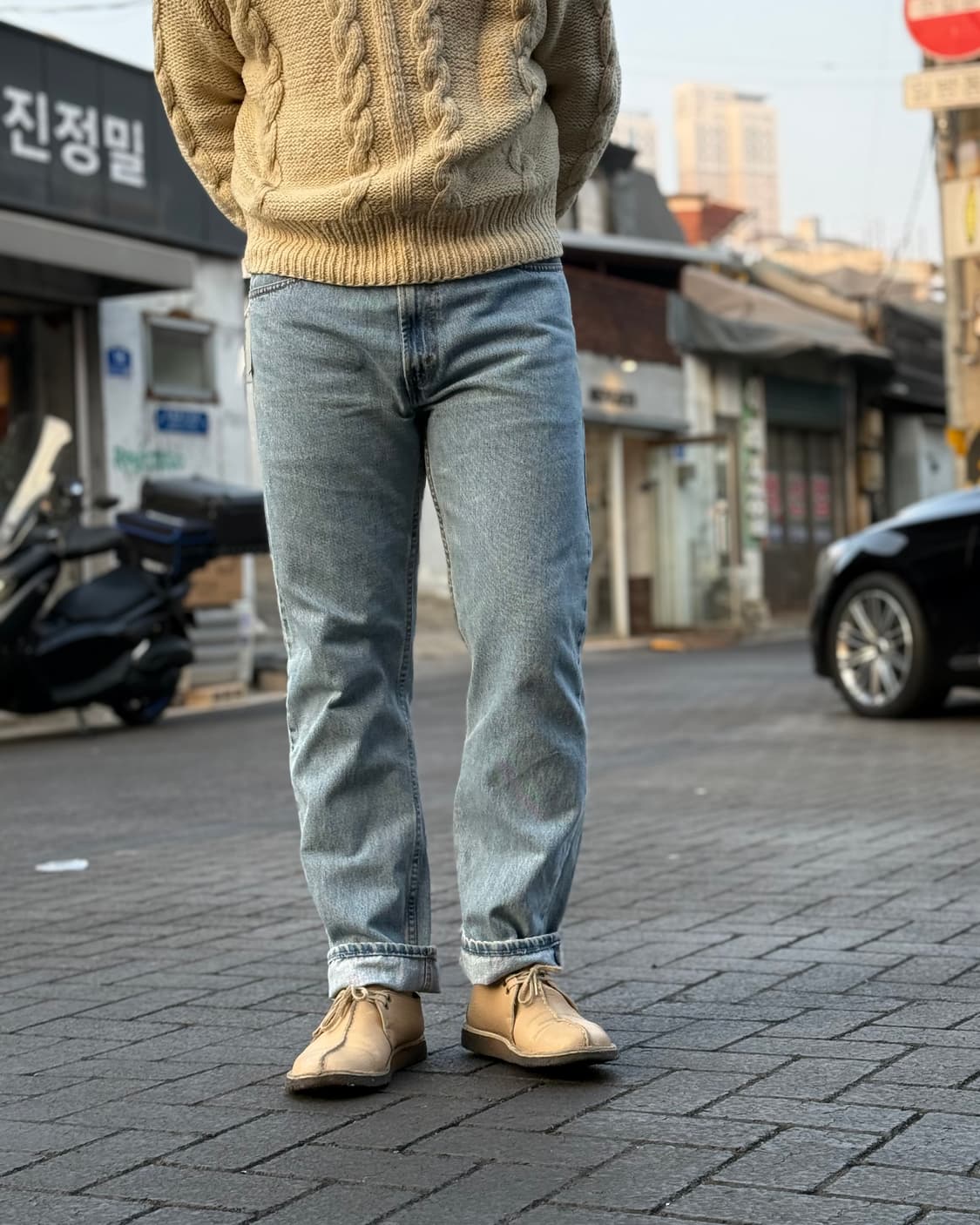 00‘s 리바이스 505 레귤러핏 데님 팬츠 34 상품이미지7