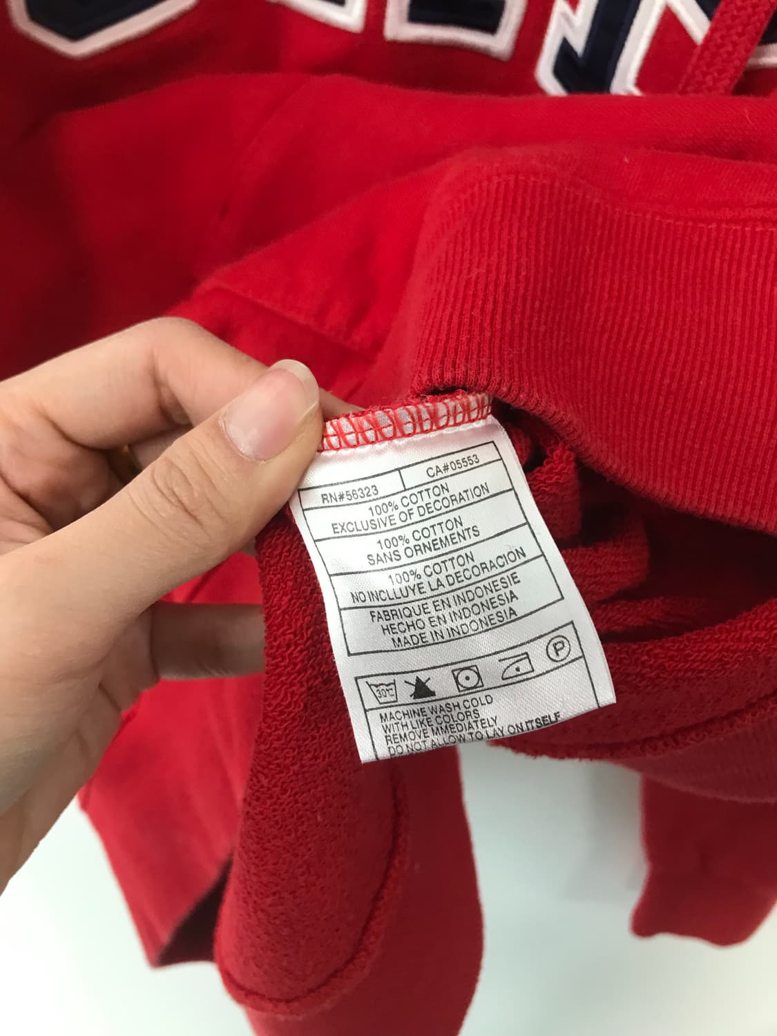 Gap 갭 레드 후드티 상품이미지5