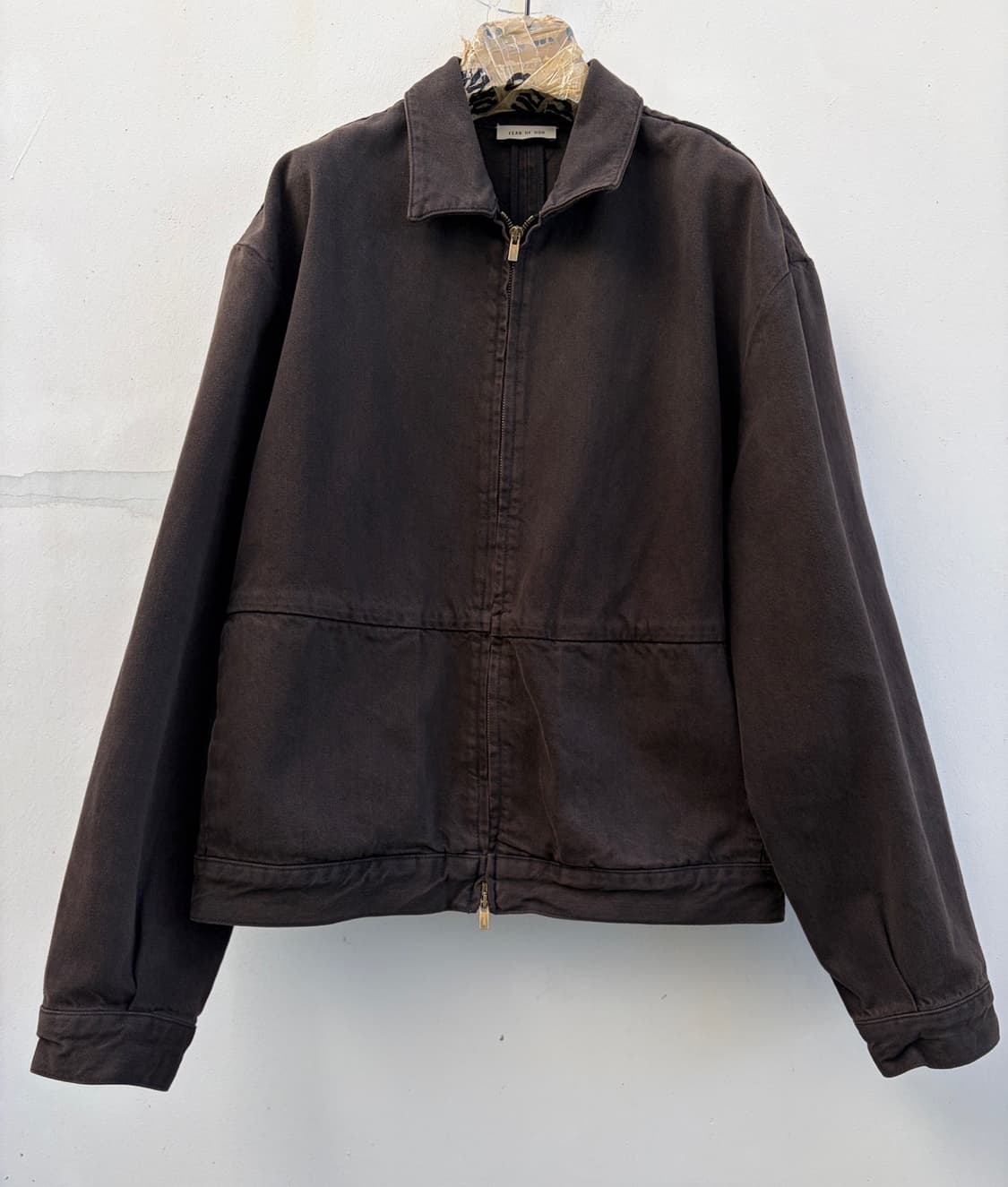 피어오브갓 8th 풀 집업 데님 트러커 자켓 점퍼 베이지 FOG  상품이미지1