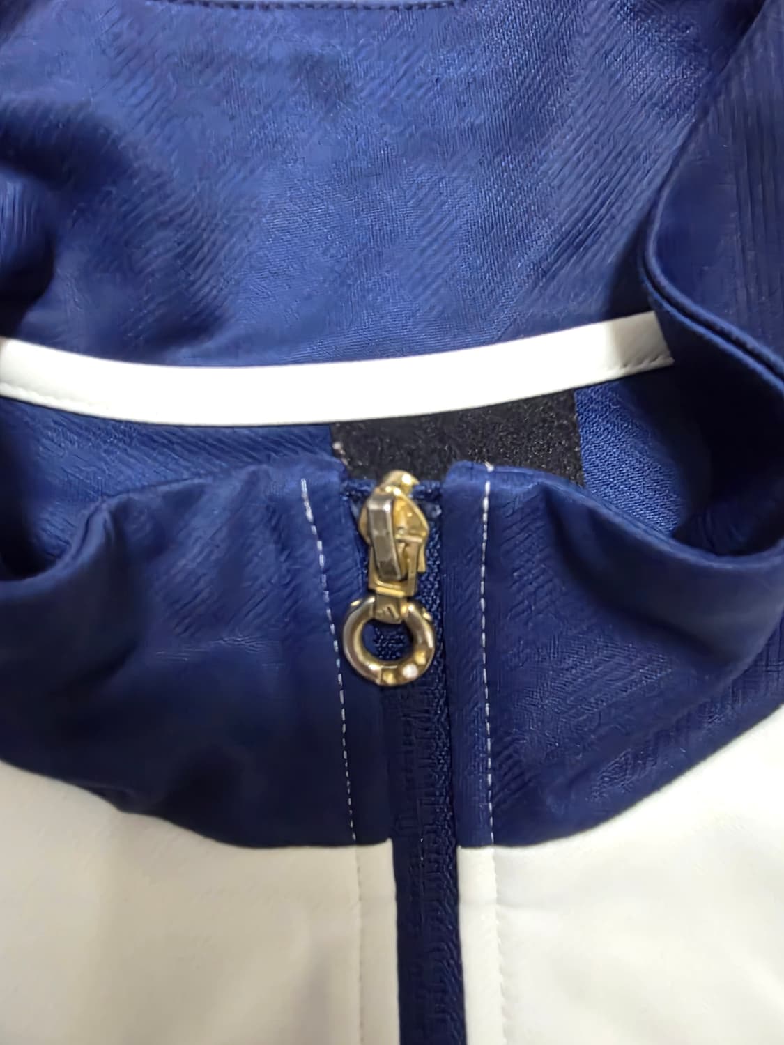 아디다스 베이지 핑크 네이비 여성 져지 백포인트 센스있는 라인배색 M 상품이미지4