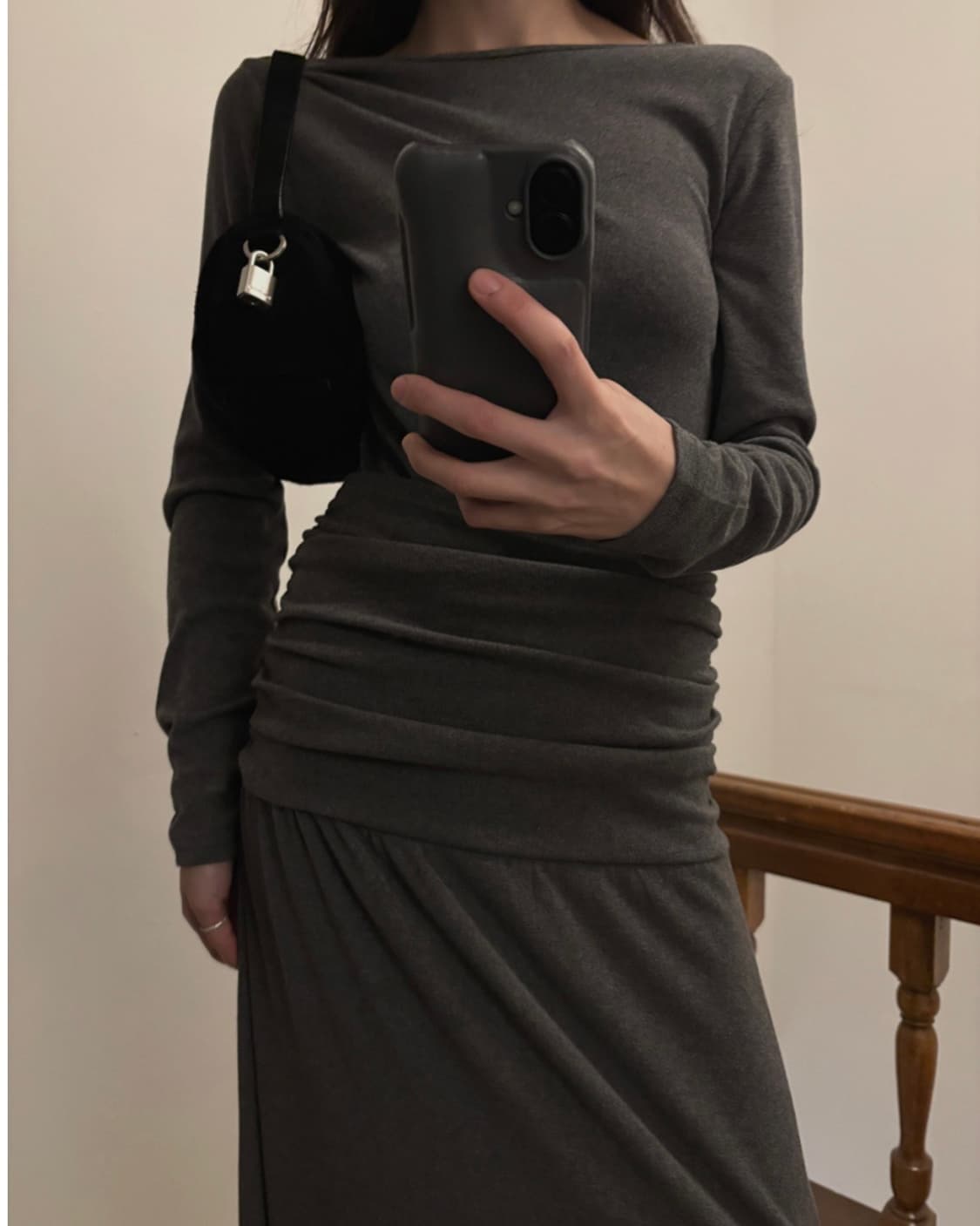 메이비베이비 Temiya dress black 상품이미지2