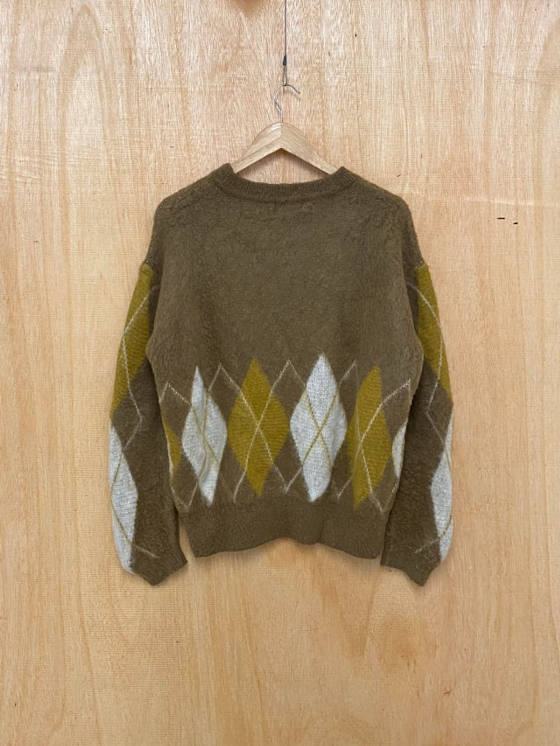 BEAMS argyle knit 빔즈 아가일 니트 상품이미지4
