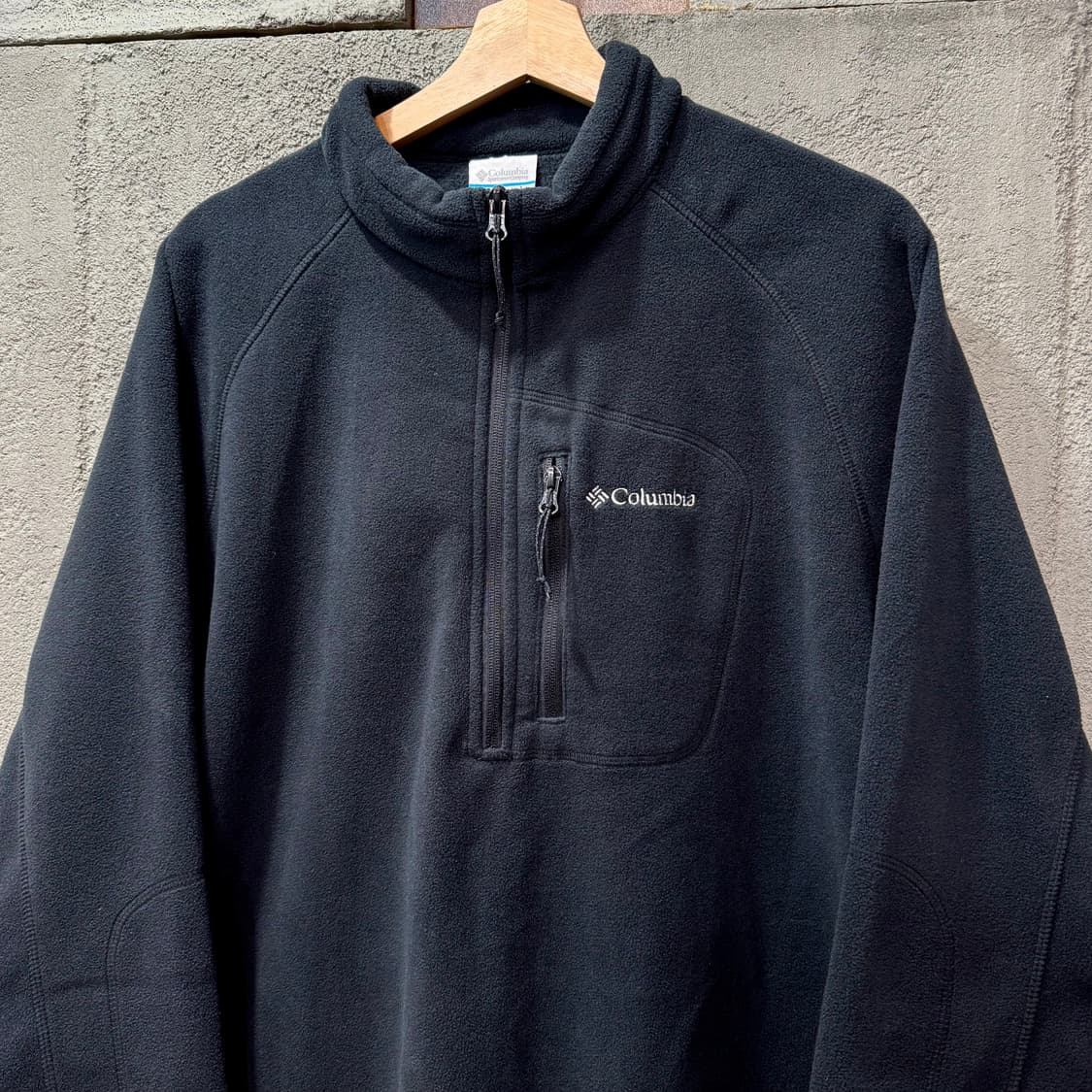 컬럼비아 블랙 하프 집업 후리스 (2XL)   상품이미지1