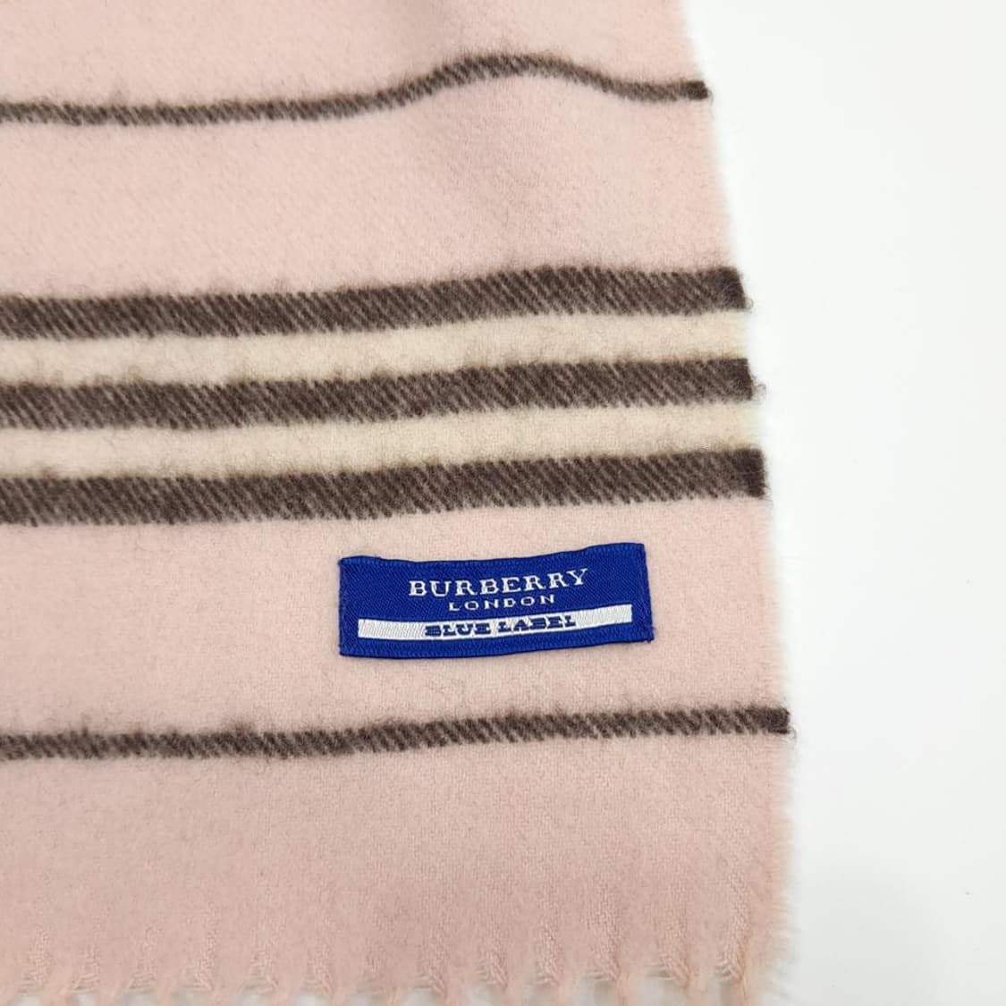 버버리 블루라벨 페일캔디핑크 캐시100 목도리 머플러 (MZ480) 상품이미지3