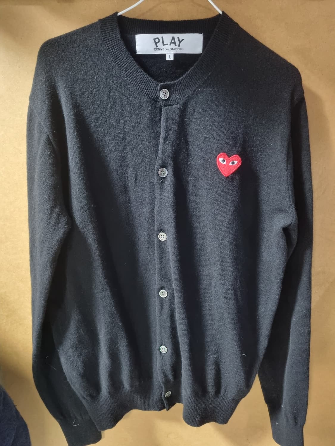 꼼데가르송 남성 울 가디건  상품이미지1