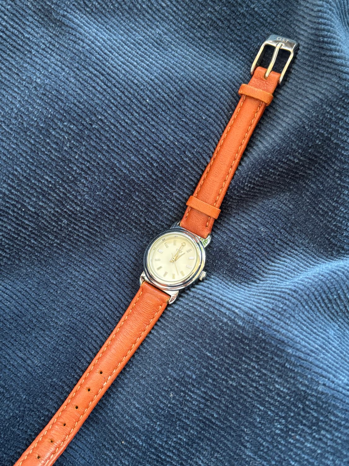 vintage ost brown leather watch 상품이미지1