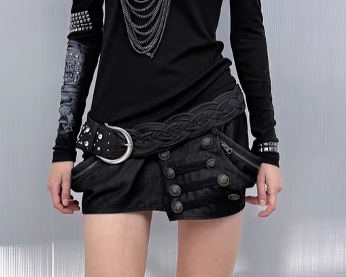 나폴레옹 디테일 스커트 상품이미지1