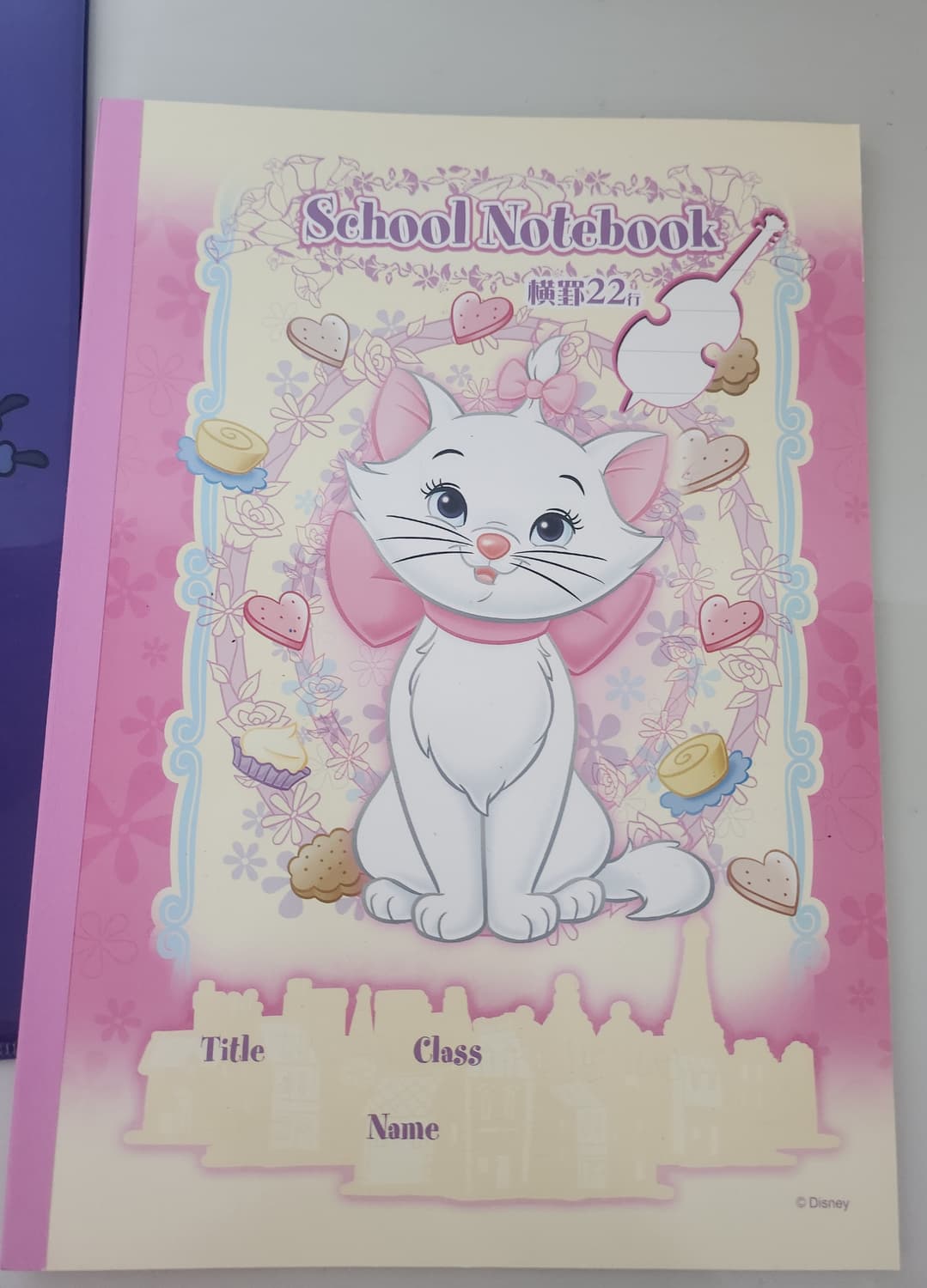 일본 정품 디즈니 캐릭터 노트 모음 (프린세스/스티치/데이지/마리) 상품이미지4