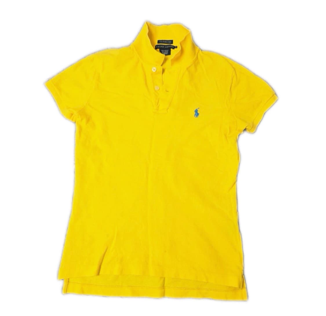 💛폴로 랄프로렌 스키니 옐로우 반팔 카라티💛 상품이미지1