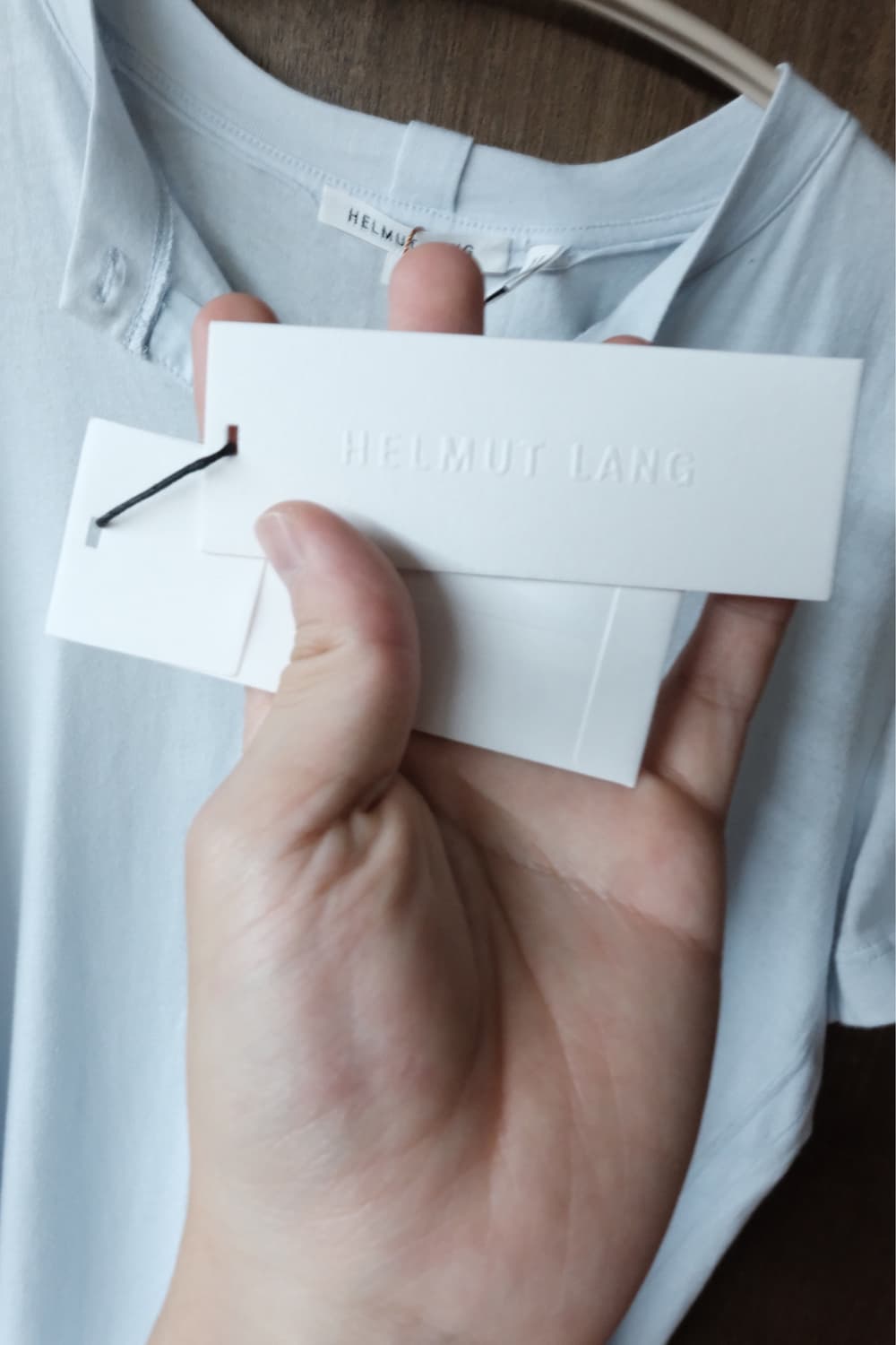 Helmut lang 헨리넥 반팔 티셔츠 s 상품이미지5