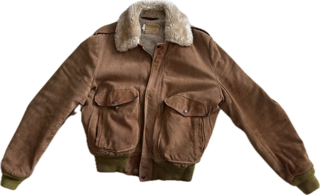 [황금 40사이즈] 80-90s 빈티지 Schott A-2 쉐르파 라이닝 상품이미지1