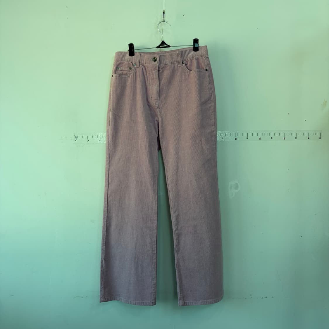 라피에르 코듀로이 와이드 팬츠 핑크 상품이미지1