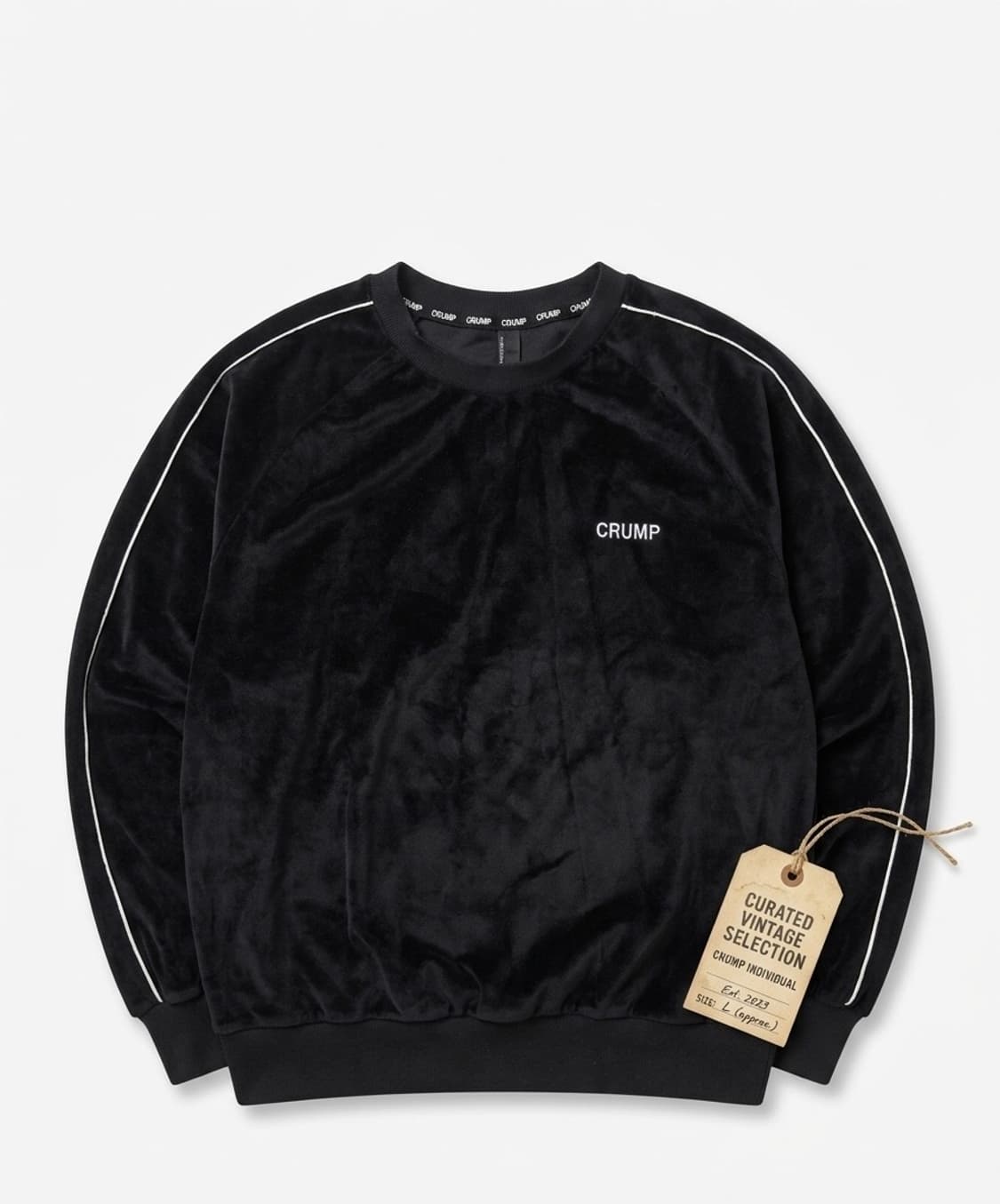 CRUMP 벨벳 맨투맨 L 상품이미지1