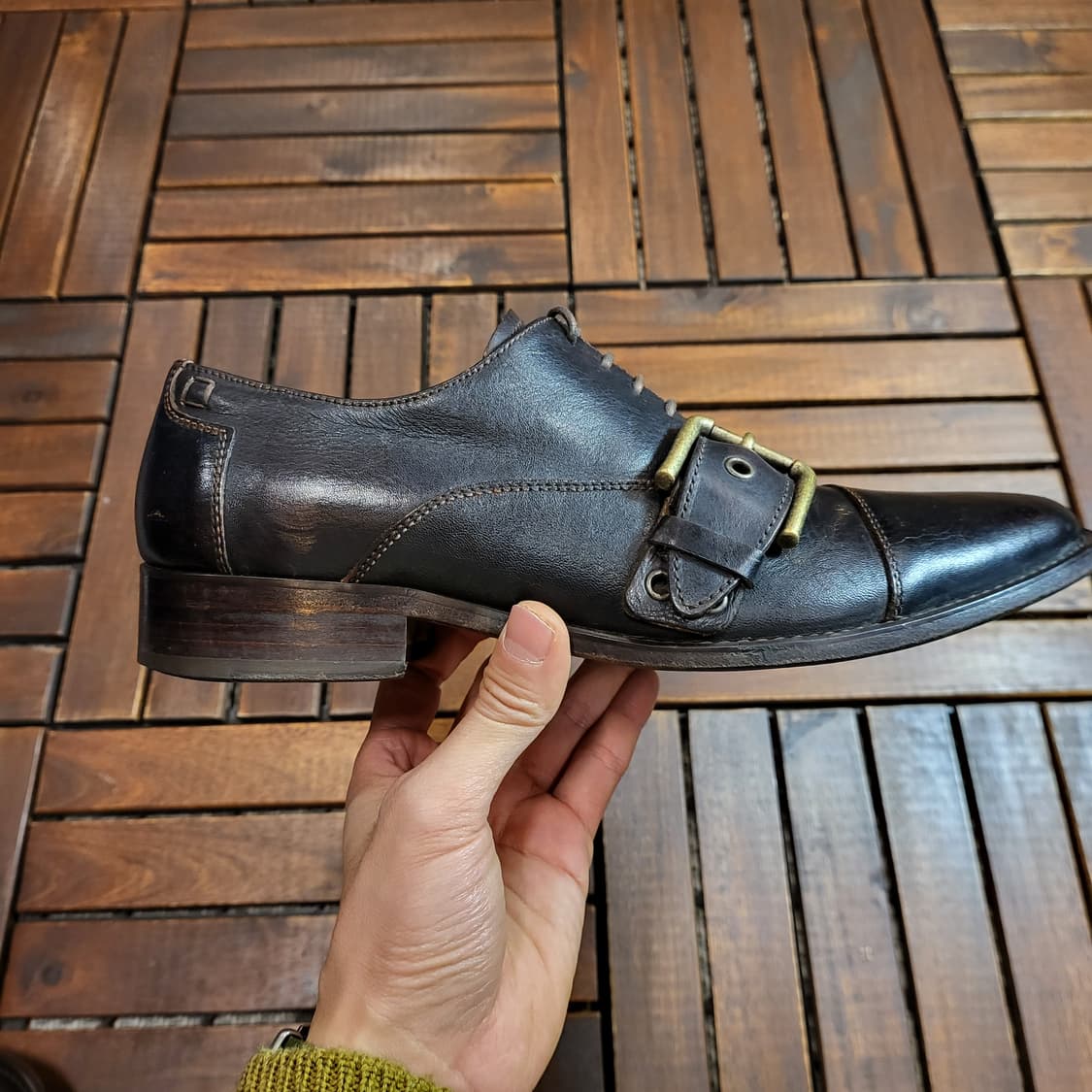 버팔로 구두 255m (매우 짙은 갈색에 가까움) 상품이미지5