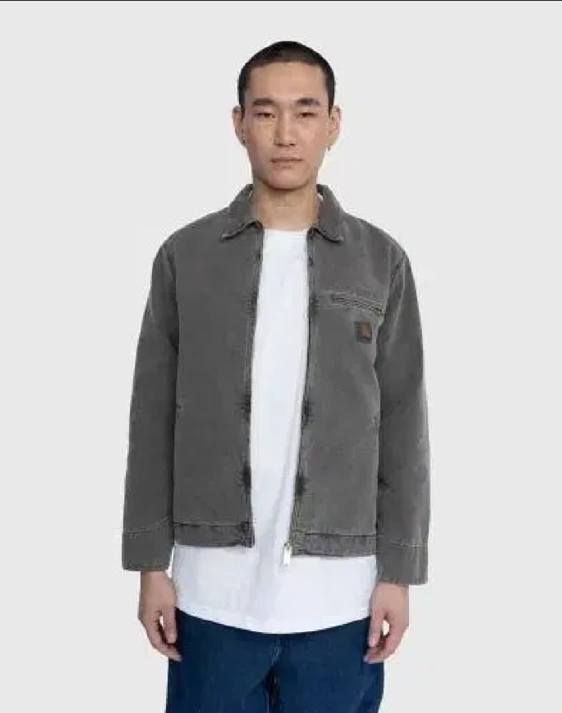 칼하트WIP 디어본 캔버스 디트로이트 자켓 페이디드 블랙 L 상품이미지6