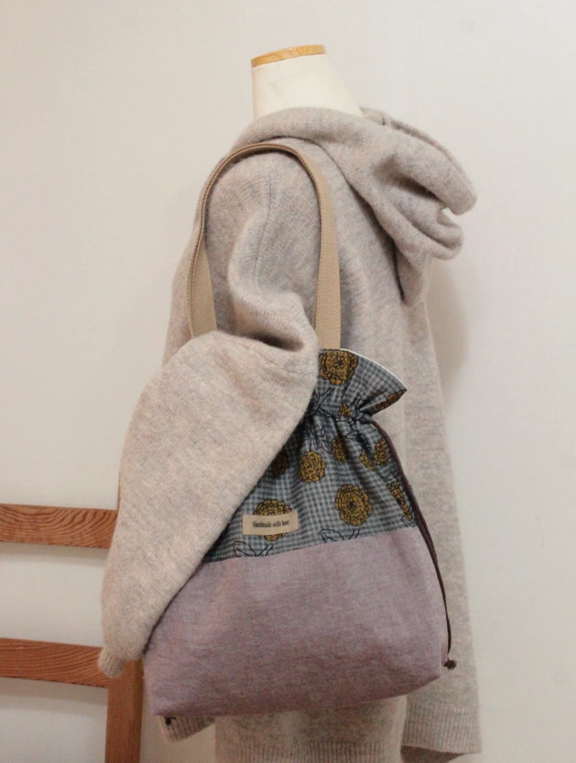 핸드메이드 가방 스트링백 상품이미지2