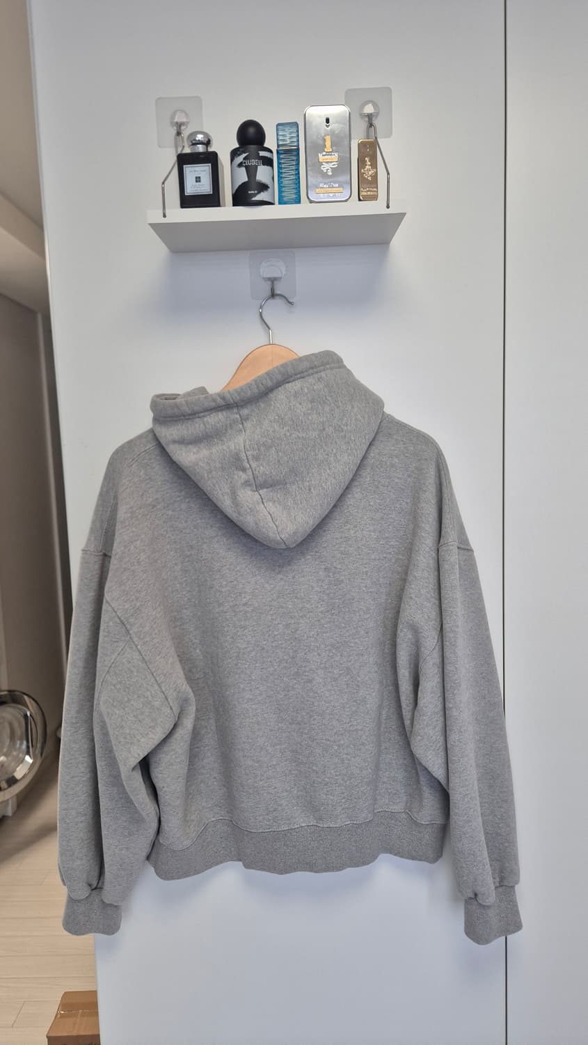 엠오오 피치스킨 벌룬오버 후드집업 - 그레이 M 상품이미지3