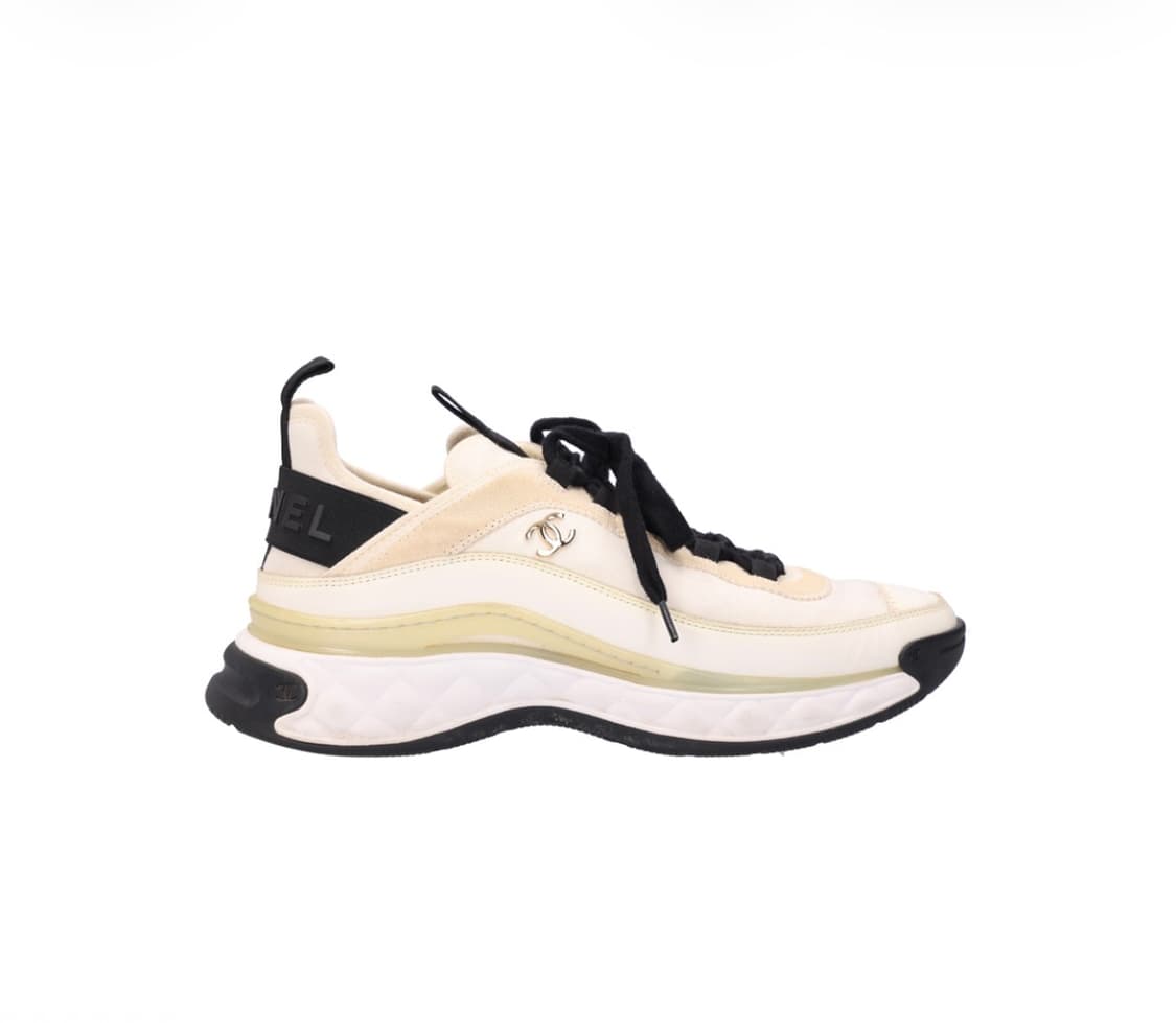 샤넬 G35617 믹스드 파이버 스니커즈 금장 아이보리 40 풀구성 상품이미지5