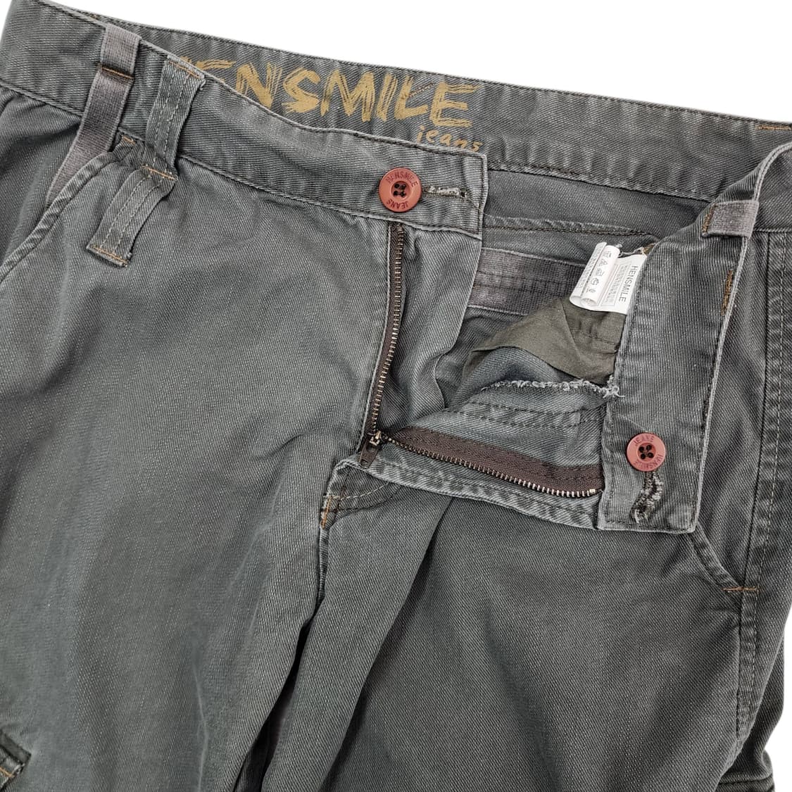 32 HENSMILE 빈티지 워시드 카고 팬츠 상품이미지8