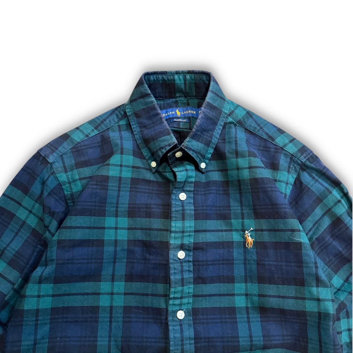 폴로 랄프로렌 클래식 핏 플래드 옥스퍼드 셔츠 상품이미지2