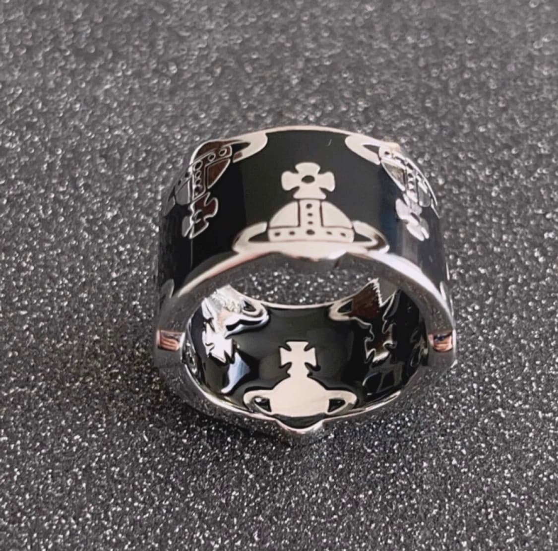 비비안웨스트우드 아카이브 orb 각인 포인트링 반지 상품이미지3