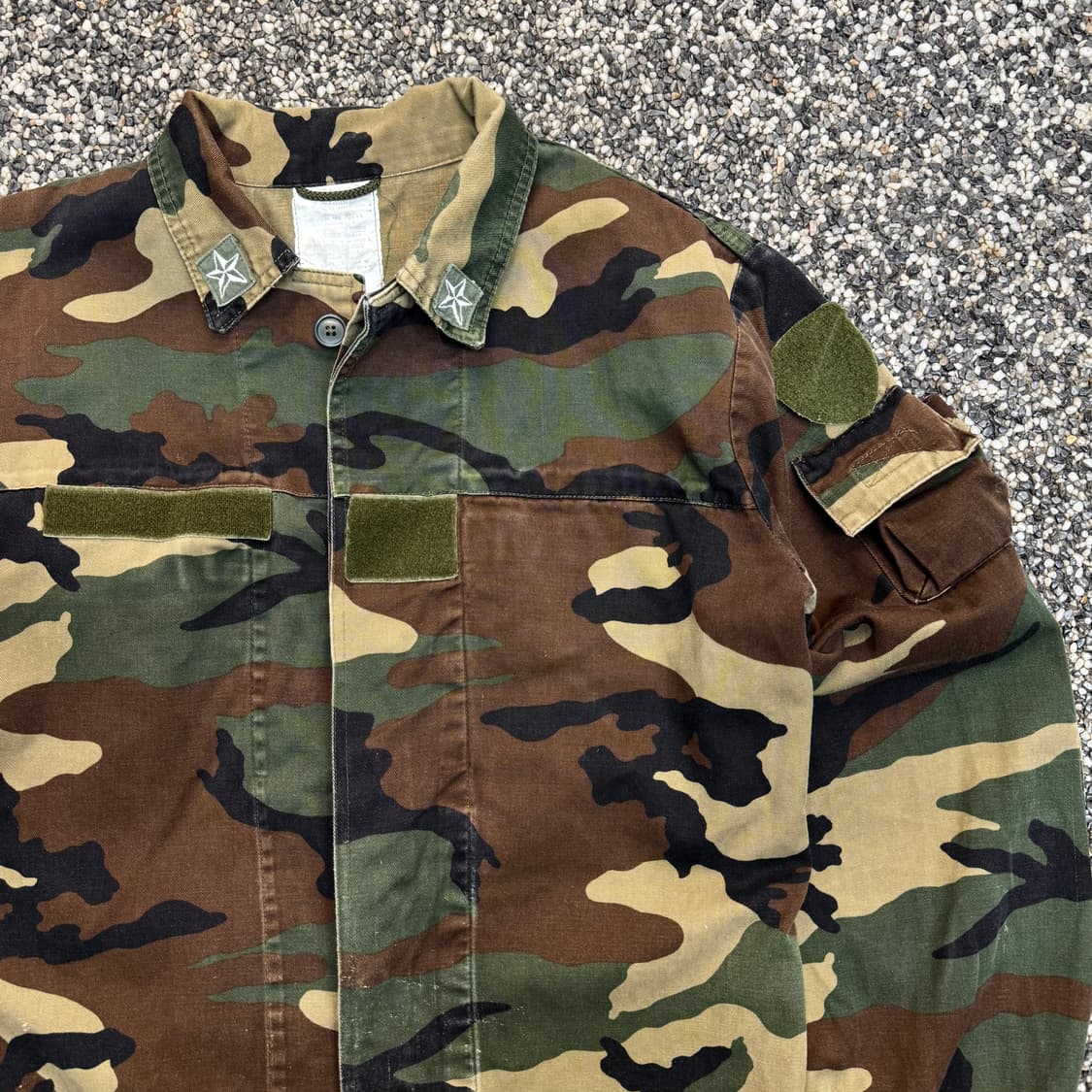 빈티지 이탈리아 군 우드랜드 필드 자켓 (L)  상품이미지2
