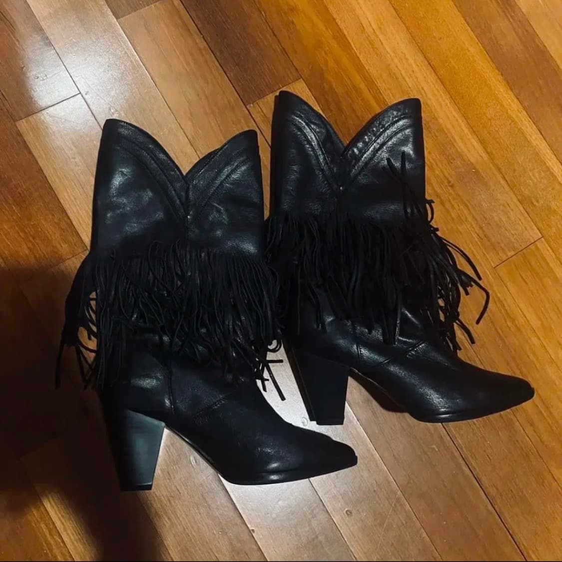 자라 프린지 웨스턴 부츠 상품이미지1