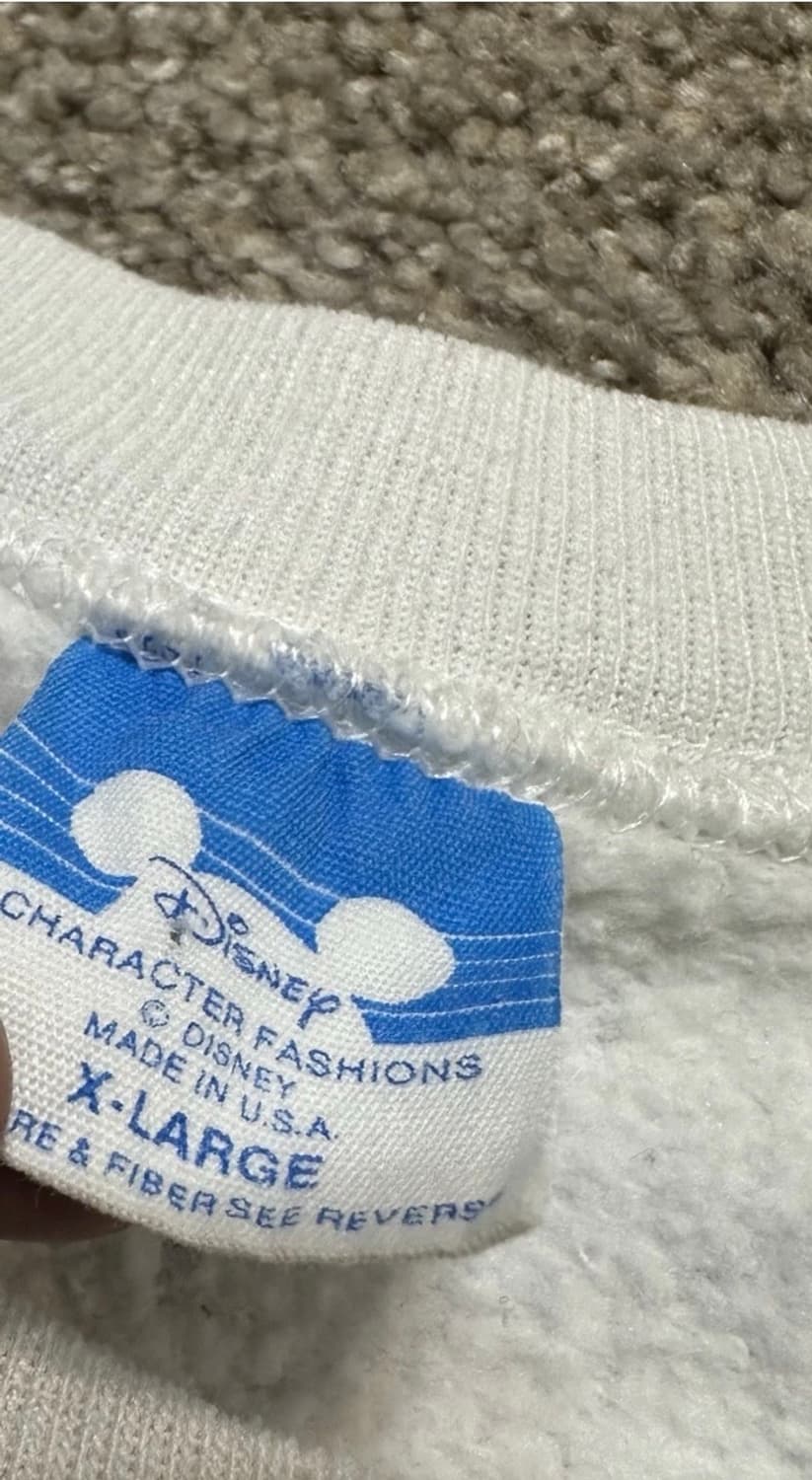 vintage 80s 디즈니 밍키마우스 스웻셔츠 맨투맨  XL   상품이미지3