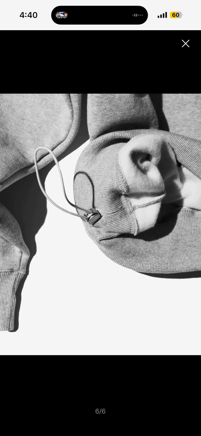 펀치드렁크파티즈 후드티 그레이 상품이미지5