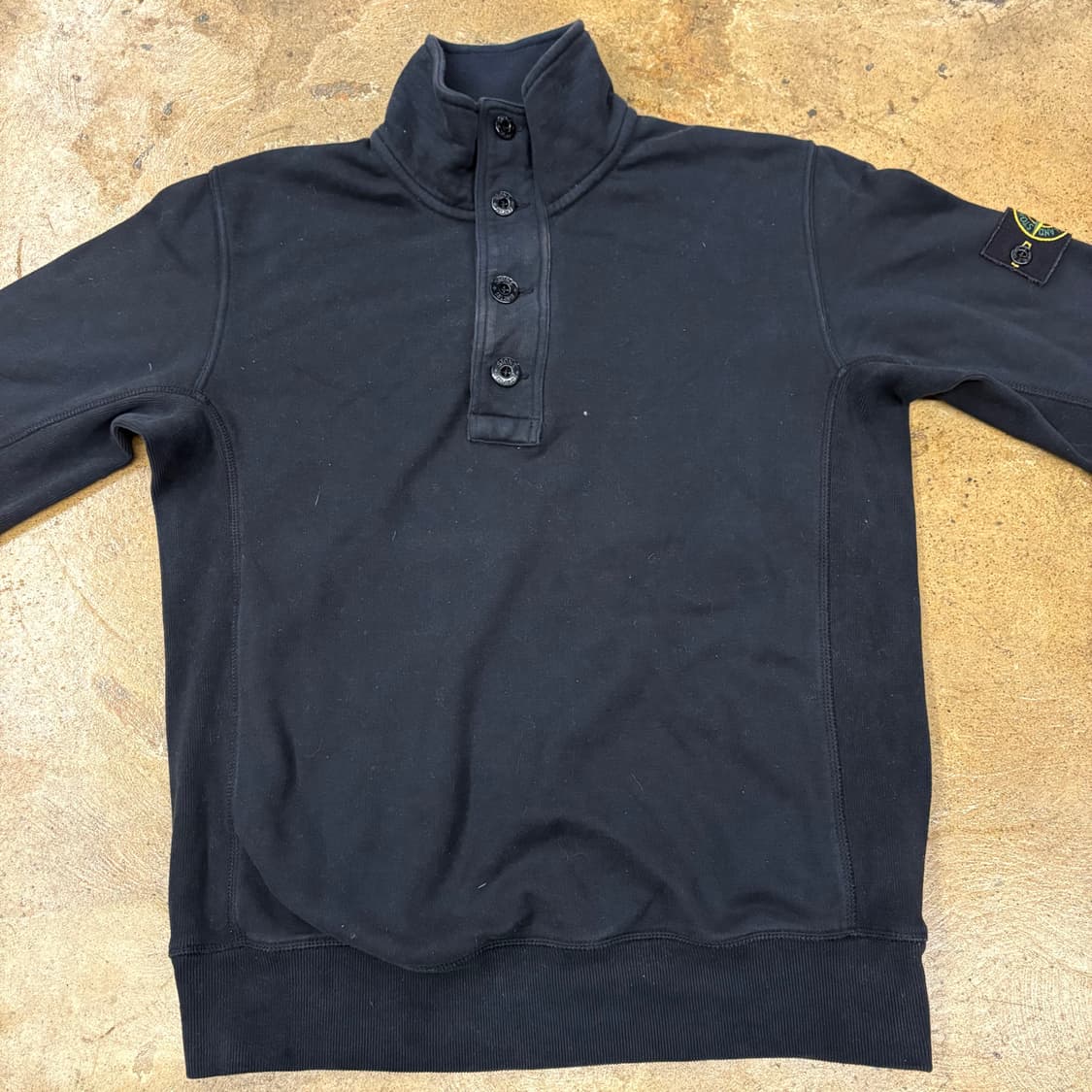 [정품/M] 스톤아일랜드 하프집업 버튼넥 맨투맨 b17 상품이미지3