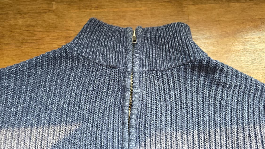 L.L.Bean 엘엘빈 헤비 코튼 집업 니트 L~XL  상품이미지4