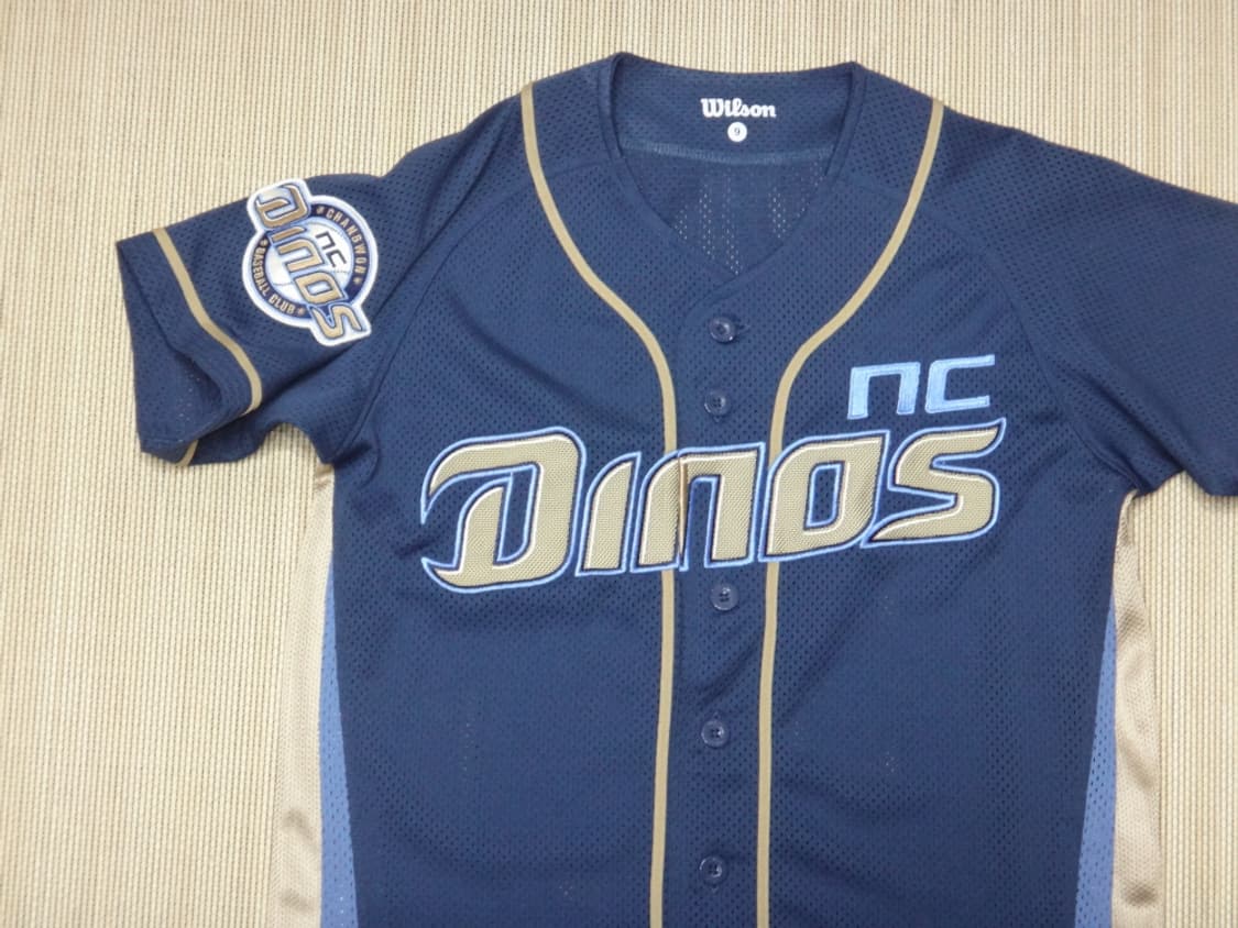 (8-9세) NC다이노스 키즈 윌슨 노마킹 유니폼 상품이미지3