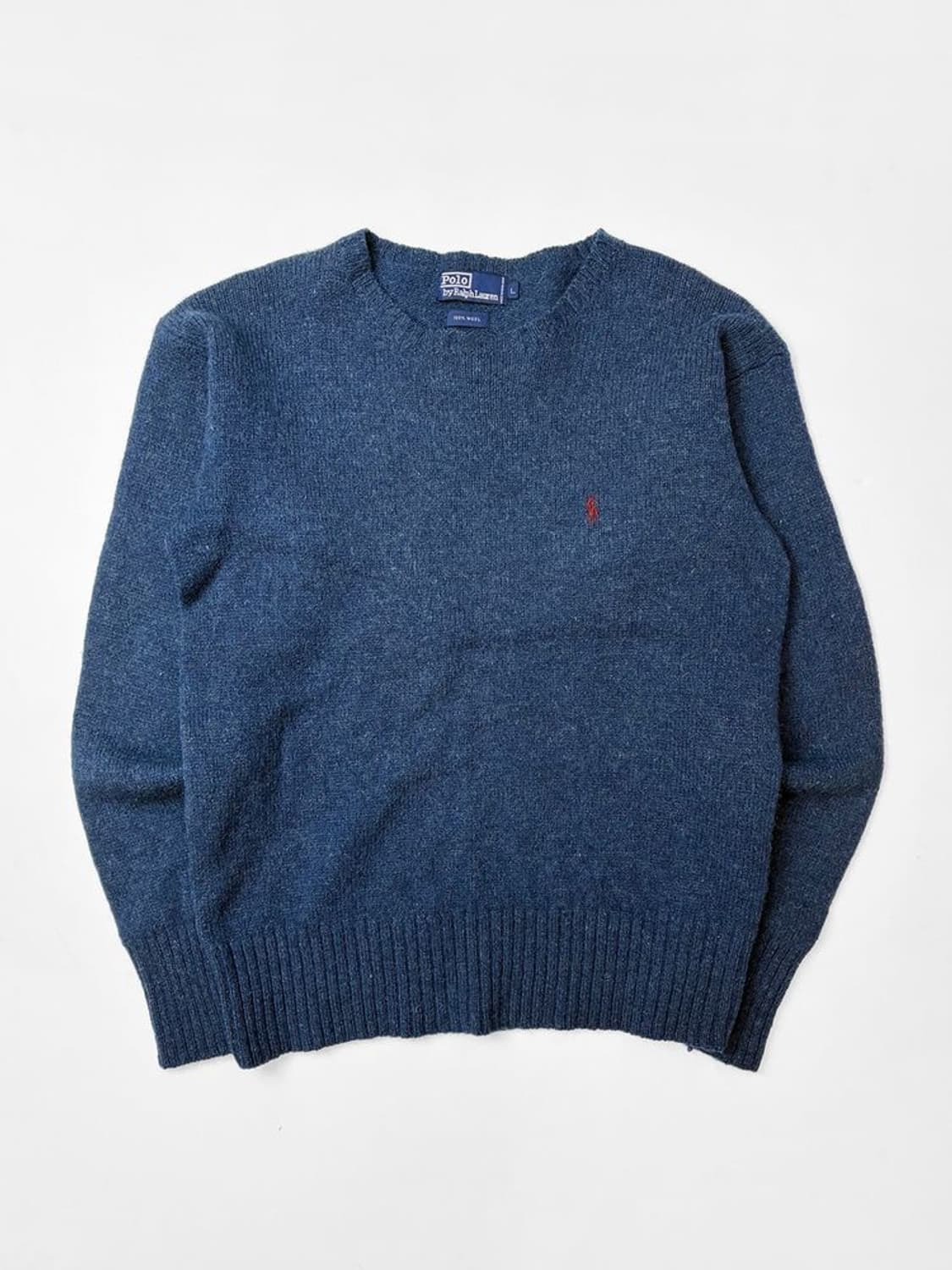 폴로 랄프로렌 90s 100% 울 베이직 로고 니트 PN5192 상품이미지1