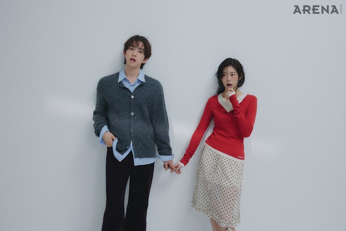 마크공 우먼 더블 레이어 헨리 셔츠 (김민주 착용) 상품이미지2
