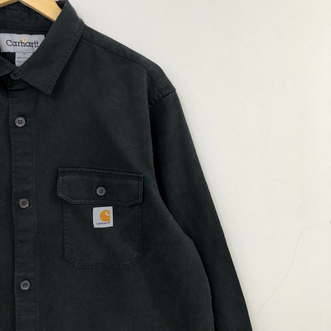 XL 칼하트 블랙 데님 셔츠 상품이미지4