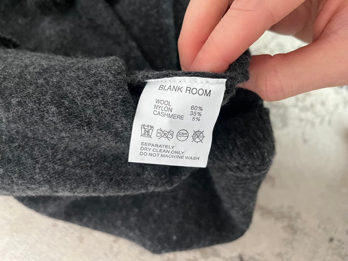 블랭크룸 그레이 회색 니트 상품이미지4