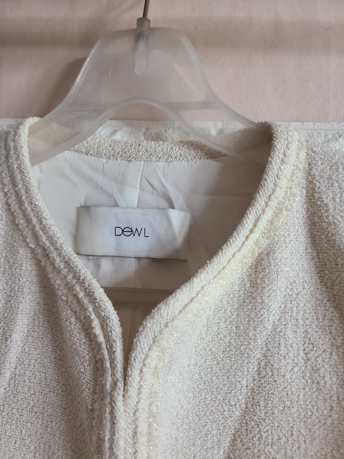 DEWL 아이보리 트위드 자켓(55) 상품이미지4