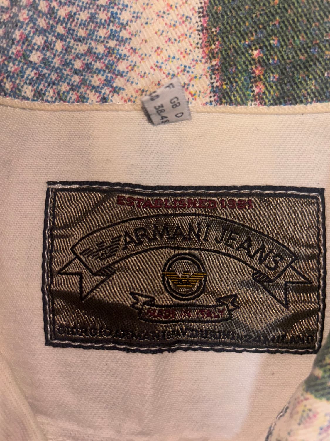 90s armani jeans 트러커 자켓 상품이미지3