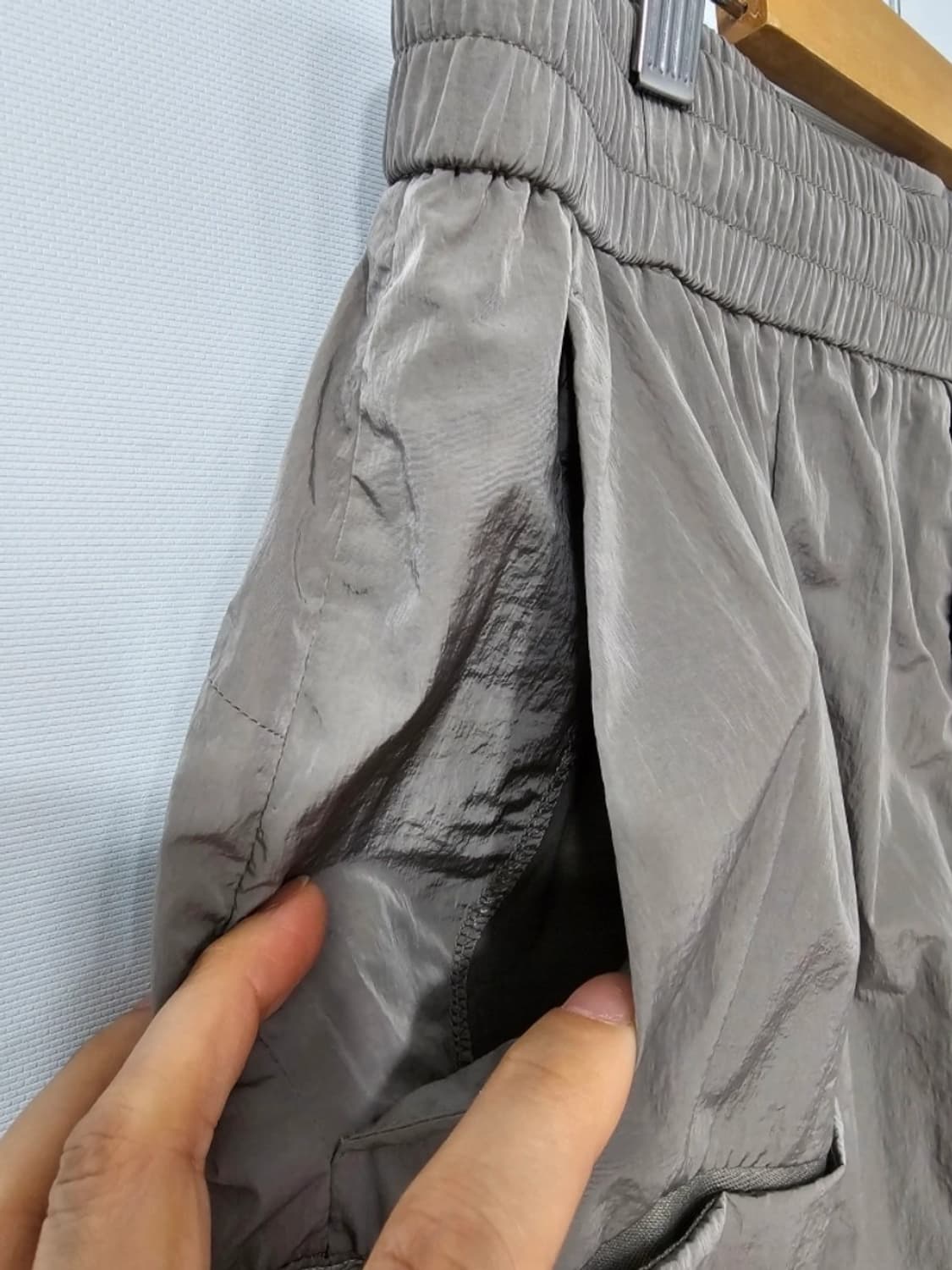 타임옴므 와이드핏 우븐 쇼츠 반바지 31 상품이미지5
