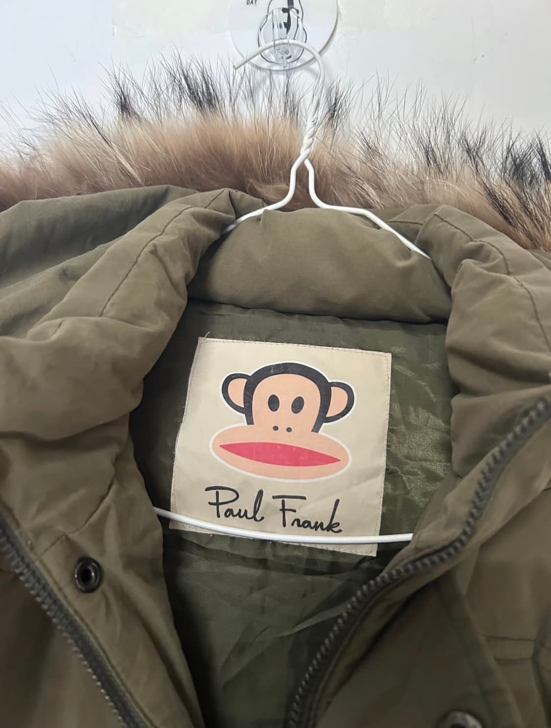 폴프랭크 카키 패딩 상품이미지4