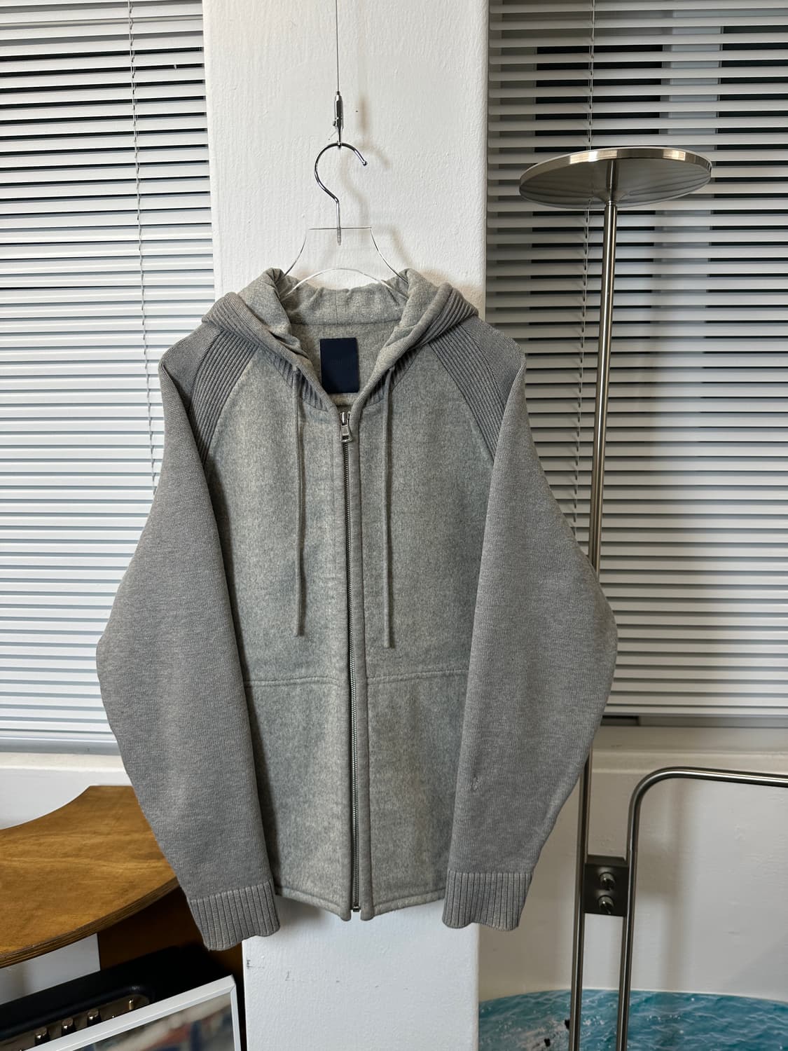 Juun.j 준지 울 후드 자켓 44 그레이 상품이미지2