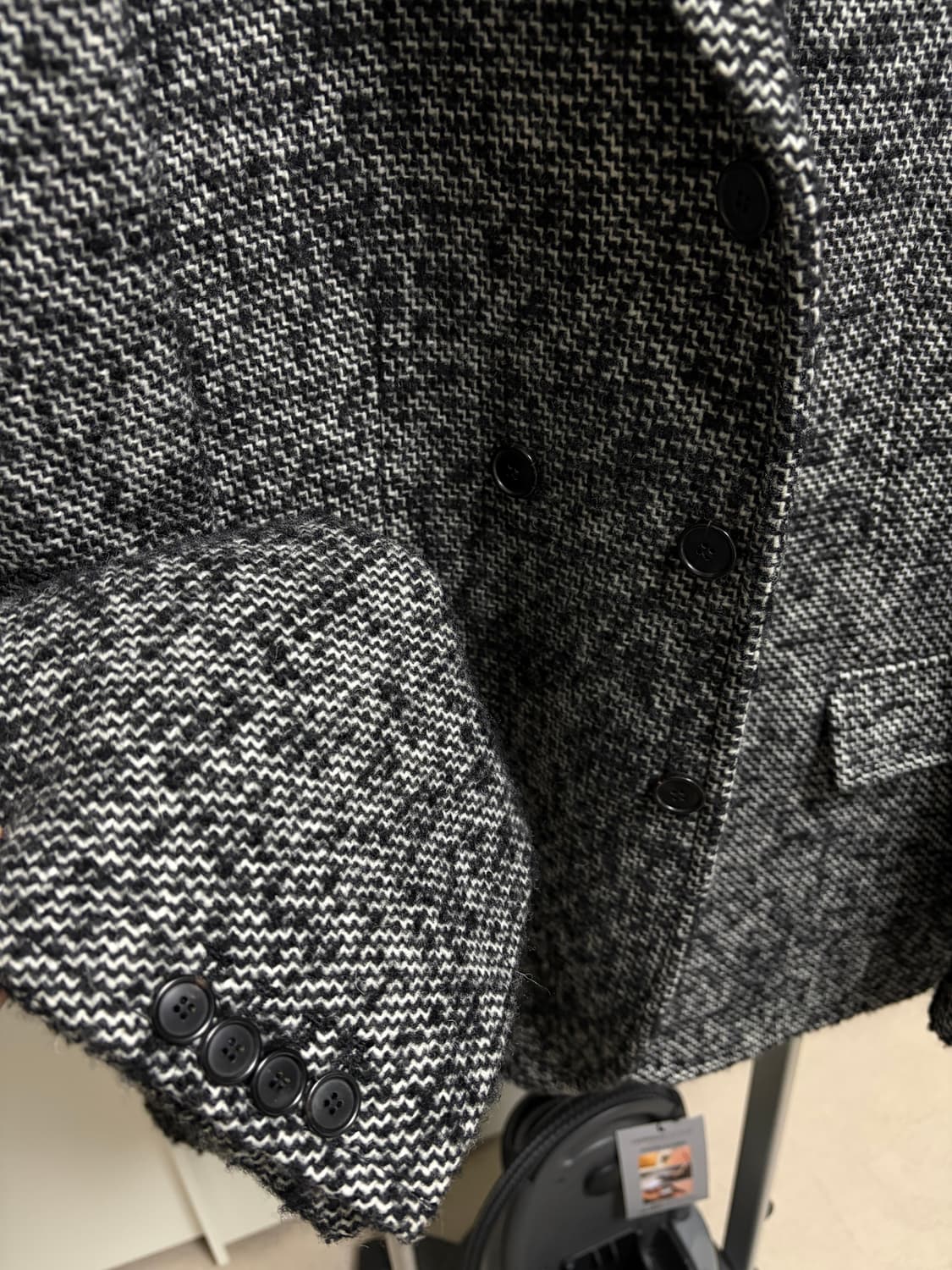 렉토 RECTO 트위드 헤링본 자켓 L 상품이미지4