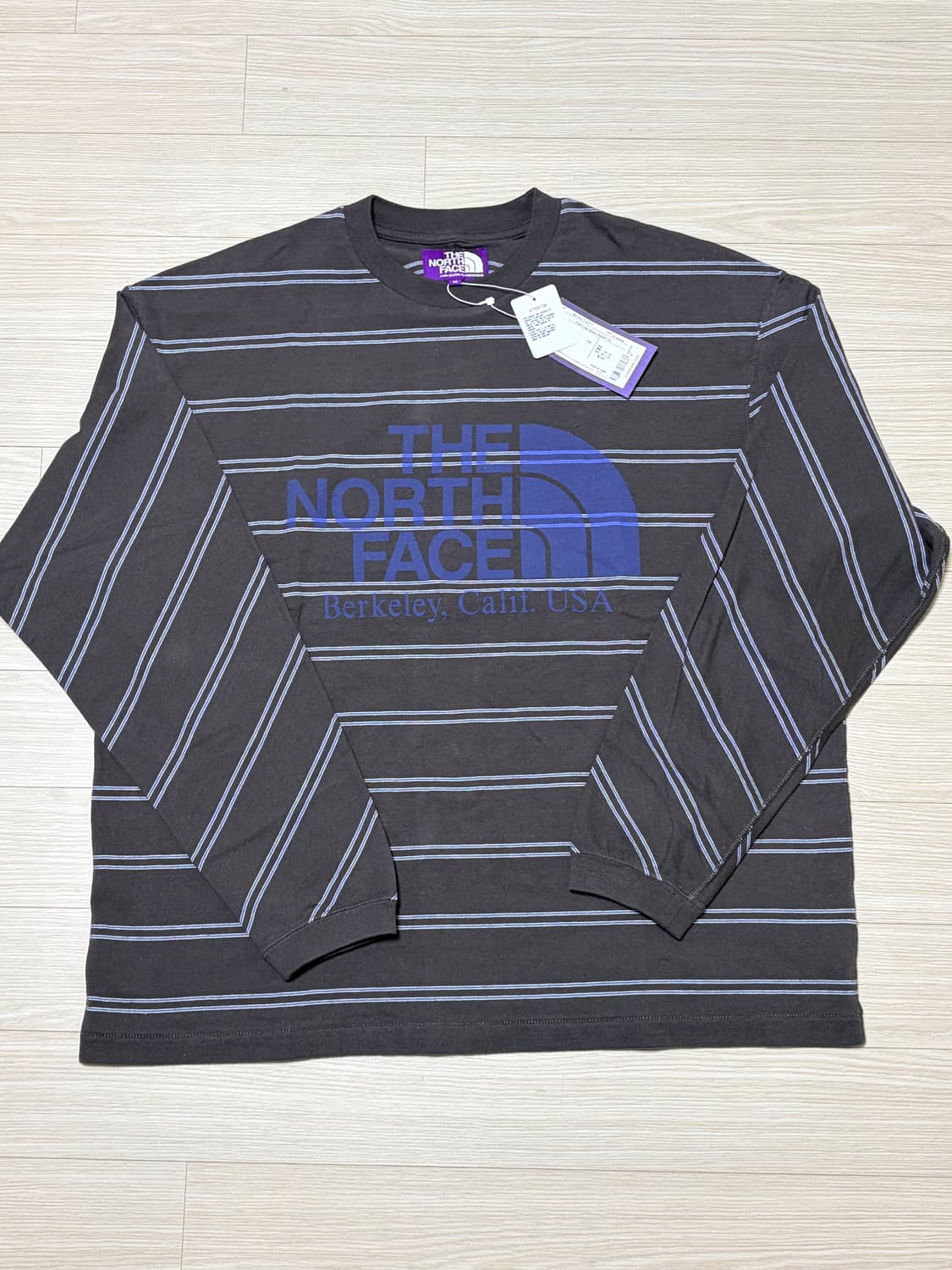 노스페이스 퍼플라벨 Field Long Sleeve Striped Tee 상품이미지2