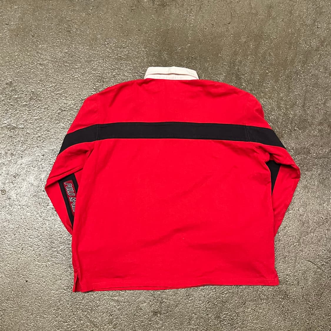 90s 폴로스포츠 스펠아웃 럭비 셔츠 (110) 상품이미지3