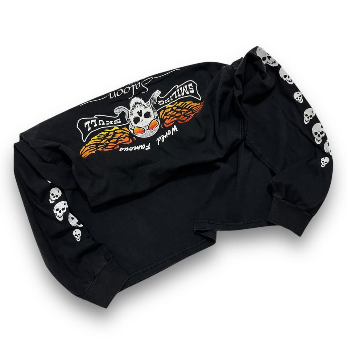 Smiling Skull World Farmers Long Sleeve 상품이미지3
